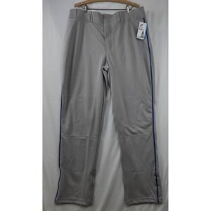 Champro Triple Crown Open Bottom Baseball Pants Adult XL Gray Blue NWT